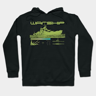 Warship (negative) Hoodie